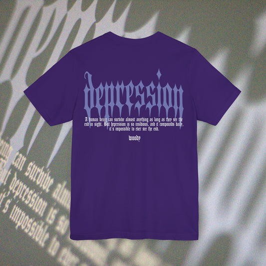 Depression - Purple - T-Shirt