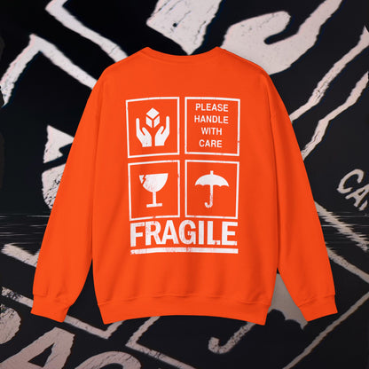 Fragile - Orange - Crewneck