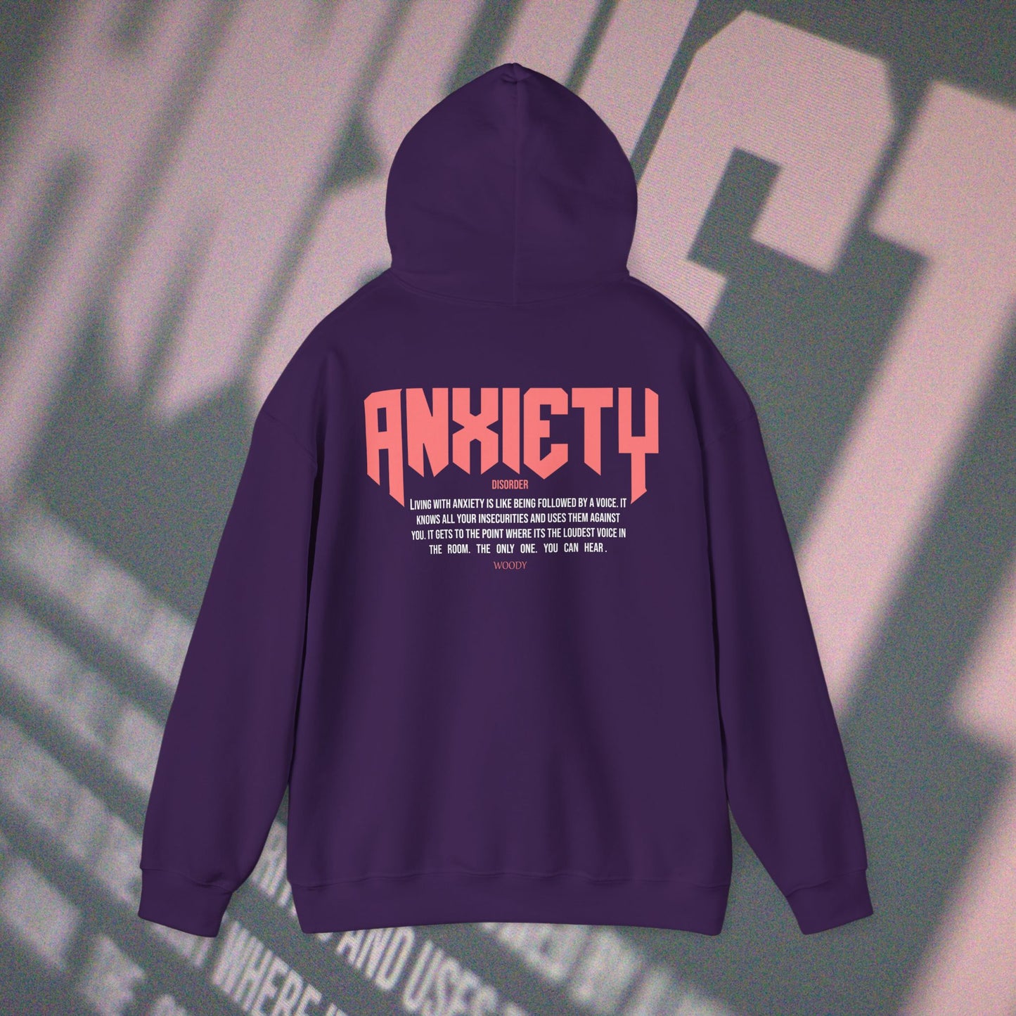 Anxiety - Purple - Hoodie