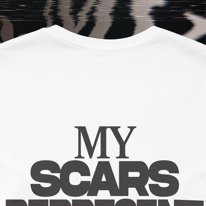 My Scars Represent My Mercy - White - T-shirt