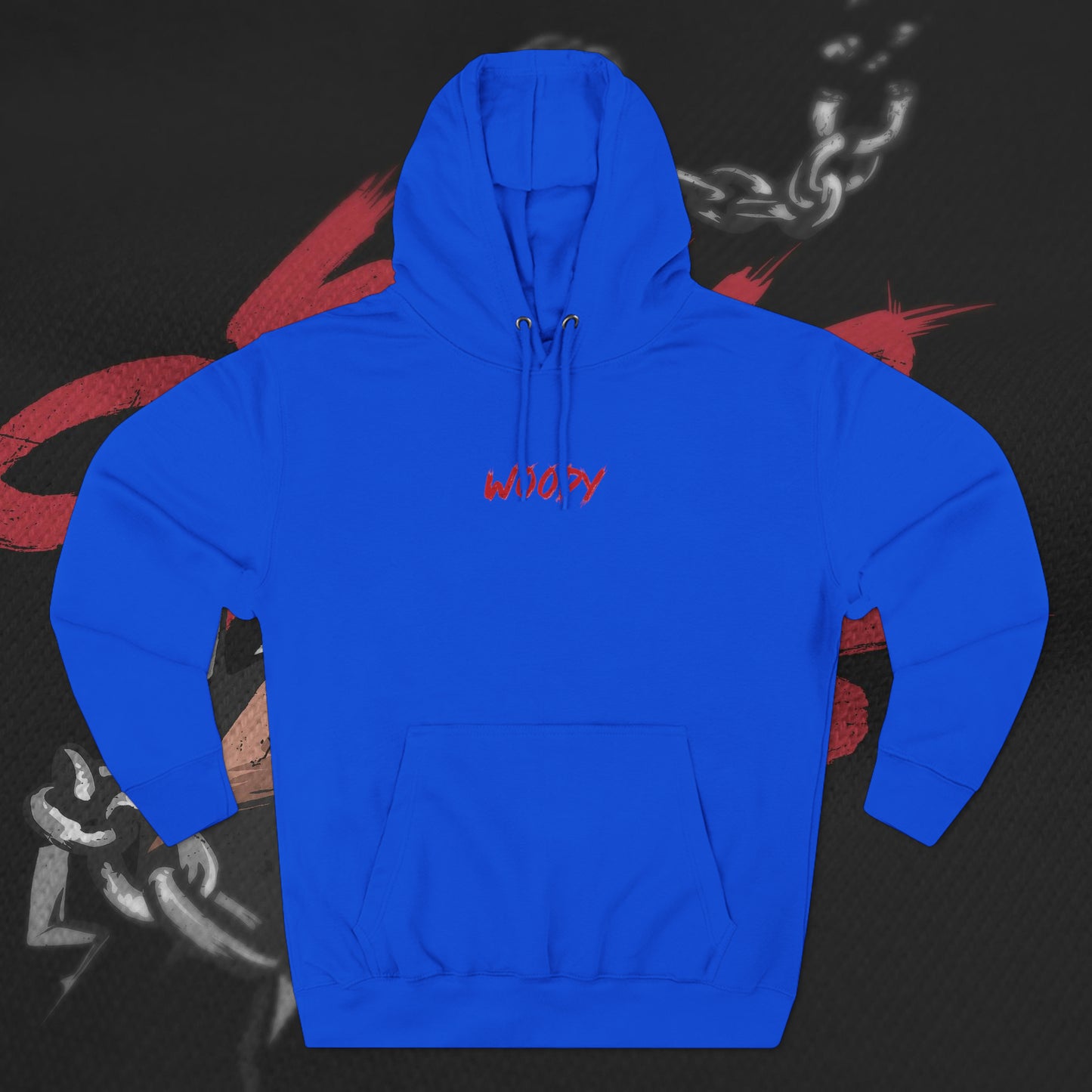 Who Cares - Blue - Hoodie