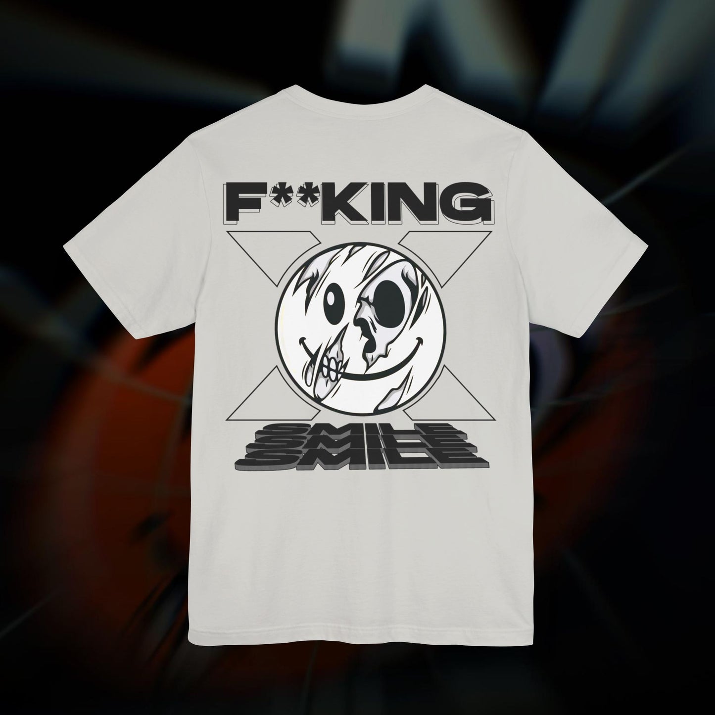 F**KING SMILE - Silver - T-Shirt