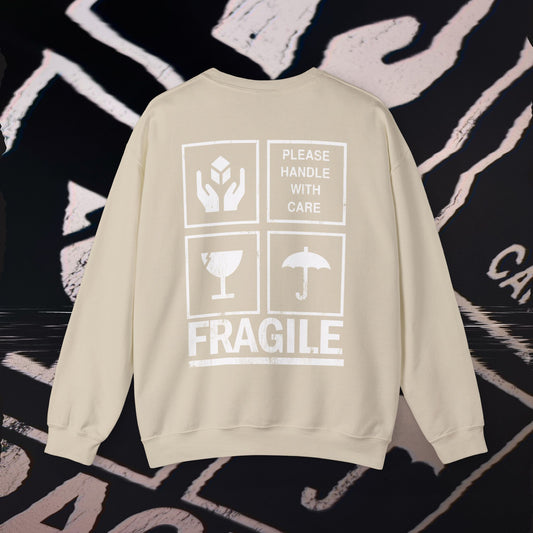 Fragile - Sand - Crewneck