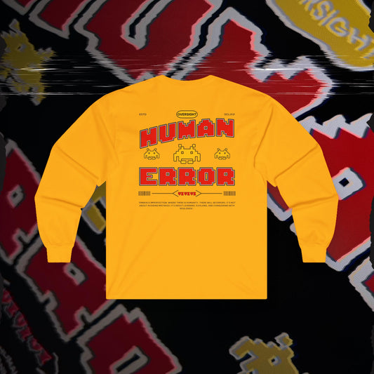 Human Error - Gold - Long Sleeve