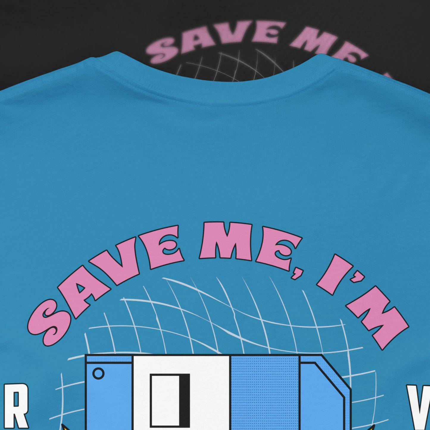 Save Me, I'm Floppin' - Aqua - T-Shirt