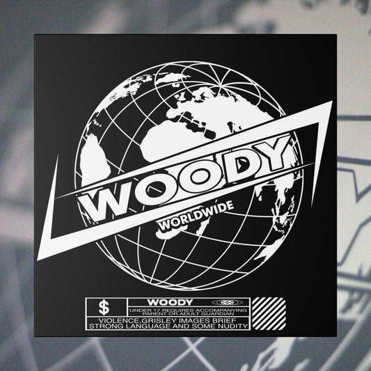 Woody Worldwide - 20x20 Matte Canvas Print