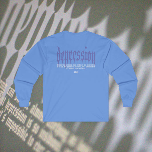 Depression - Carolina Blue - Long Sleeve