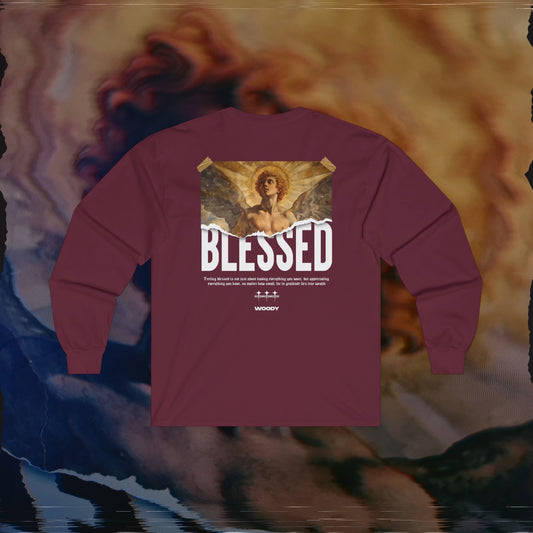 Blessed - Maroon - Long Sleeve