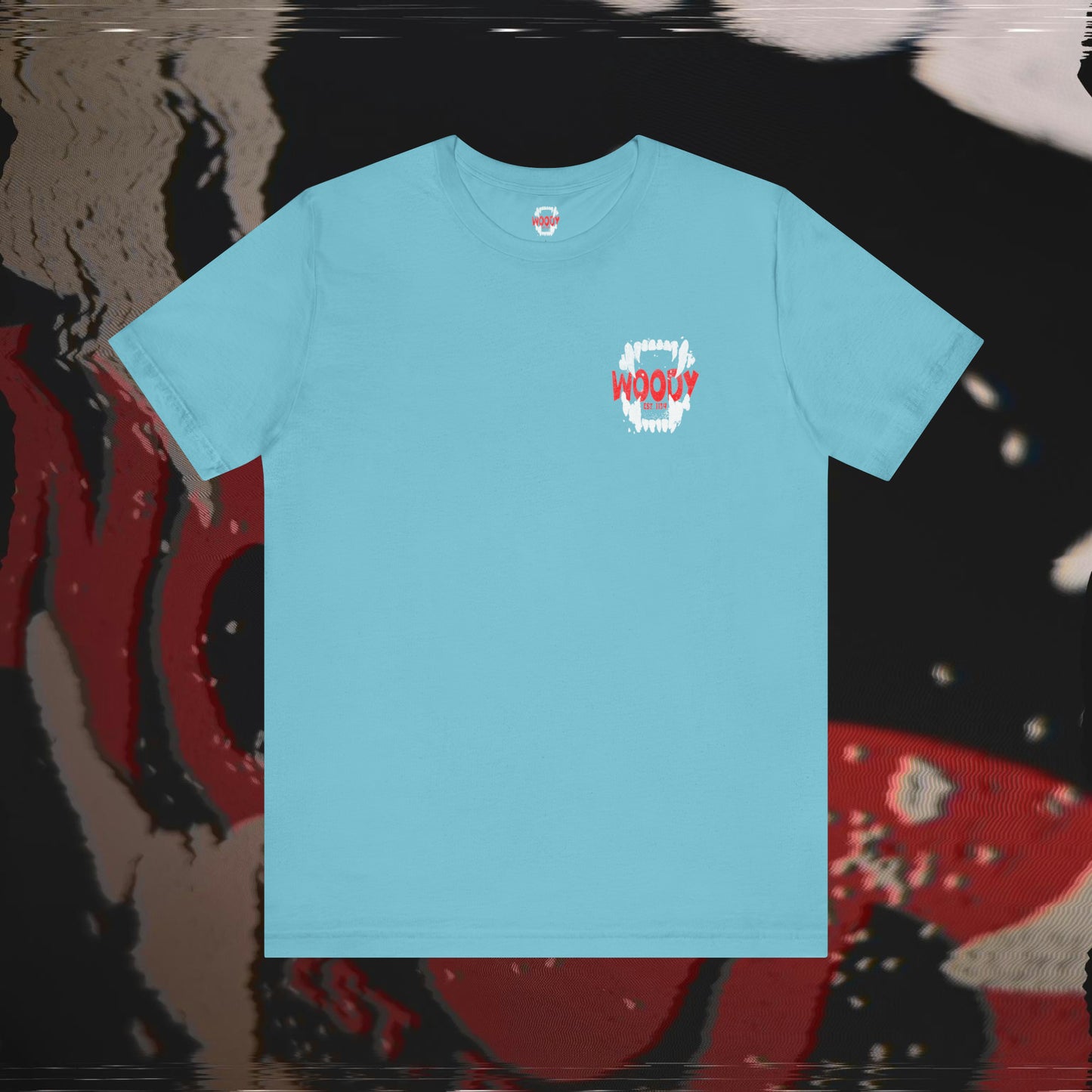 Bite Back - Turquoise - T-Shirt