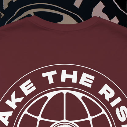 Take The Risk - Maroon - T-Shirt