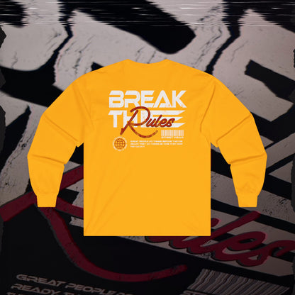 Break The Rules - Gold - Long Sleeve T-Shirt