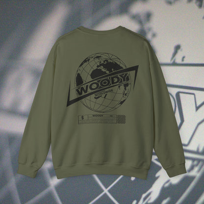 Woody Worldwide - Military Green - Crewneck