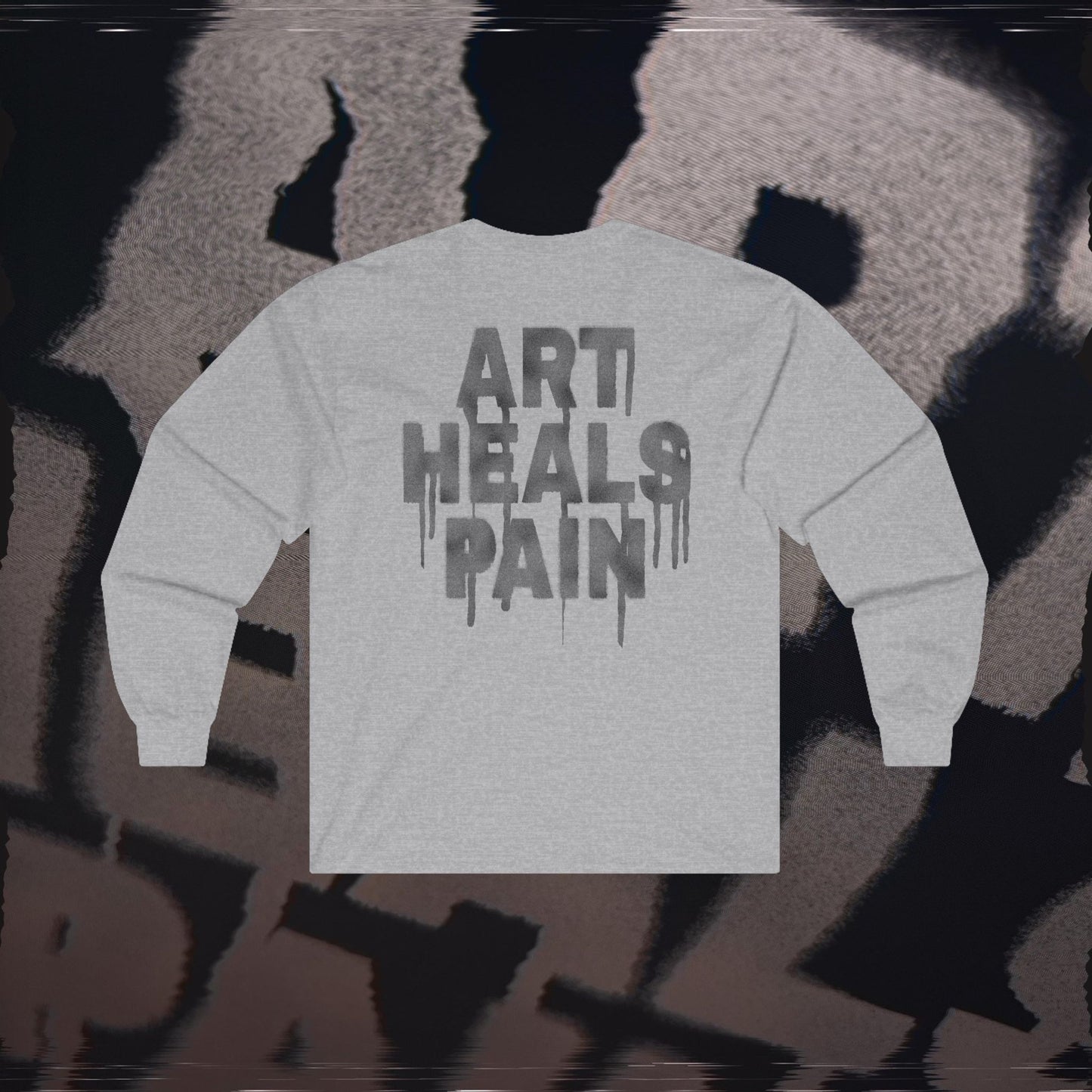 Art Heals Pain - Sports Grey - Long Sleeve