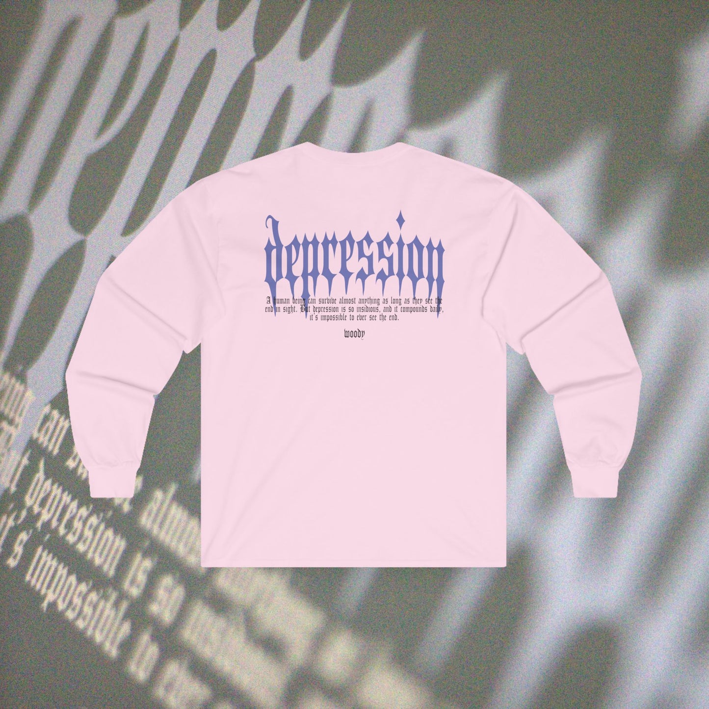 Depression - Pink - Long Sleeve