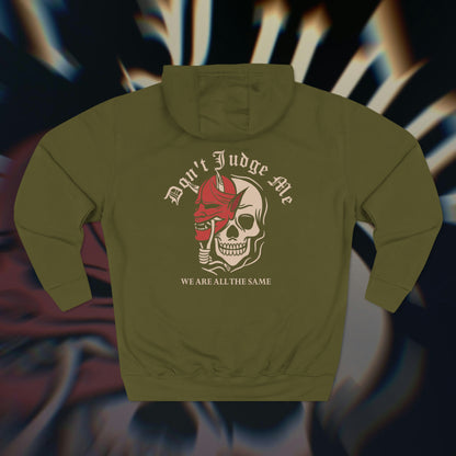 Don't Judge Me - Army Green - Hoodie