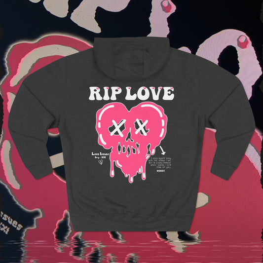 RIP Love - Charcoal Heather - Hoodie