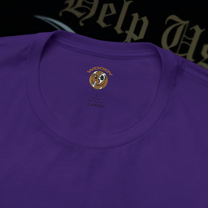 Help Us - Purple - T-Shirt