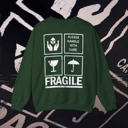 Fragile - Forest Green - Crewneck