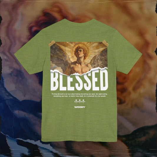Blessed - Heather Green - T-Shirt