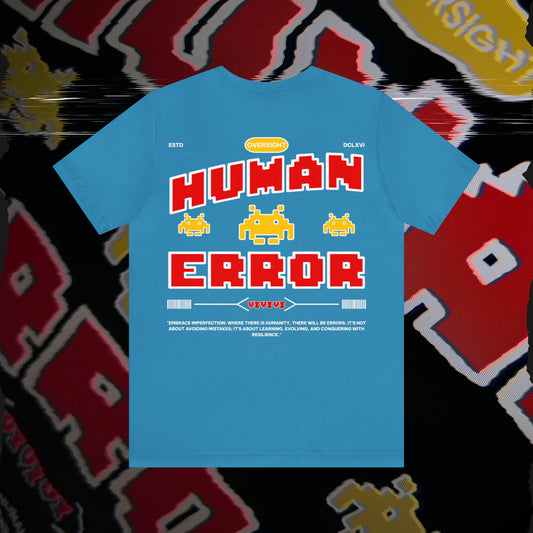 Human Error - Aqua - T-Shirt