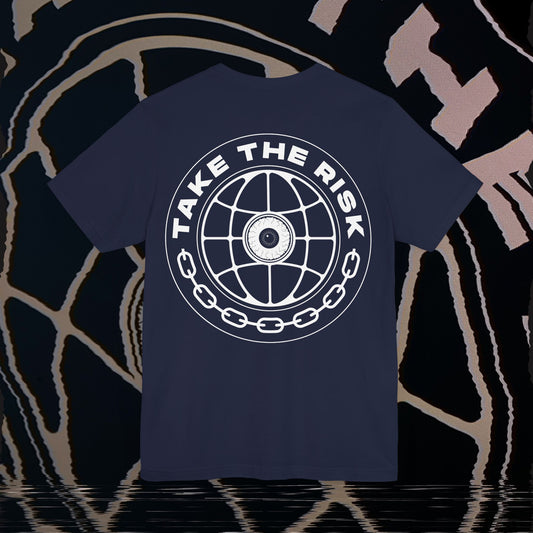 Take The Risk - Navy - T-Shirt