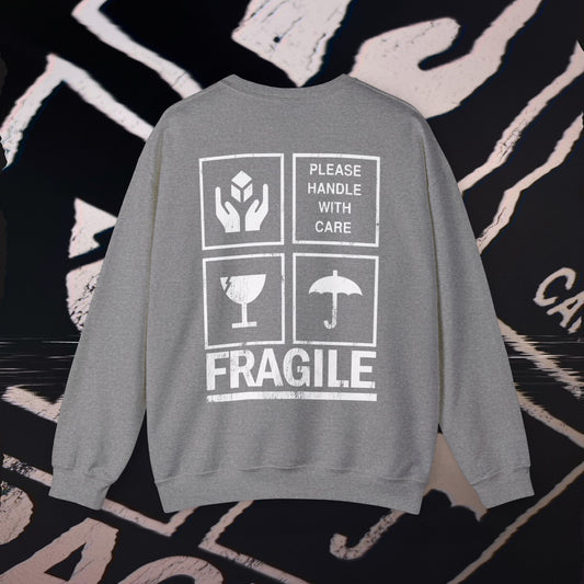 Fragile - Graphite Heather - Crewneck
