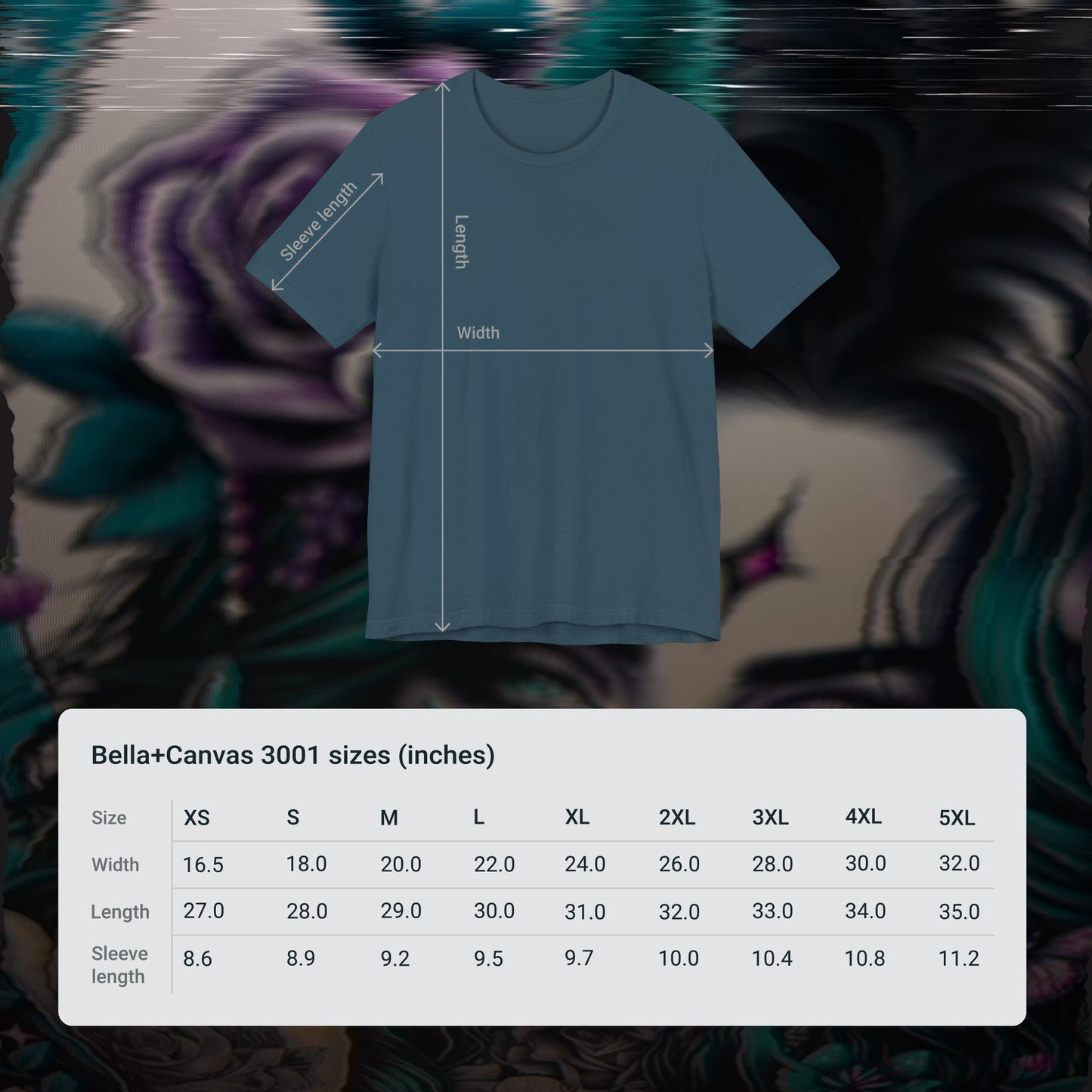 The Bitch - Deep Teal - T-Shirt