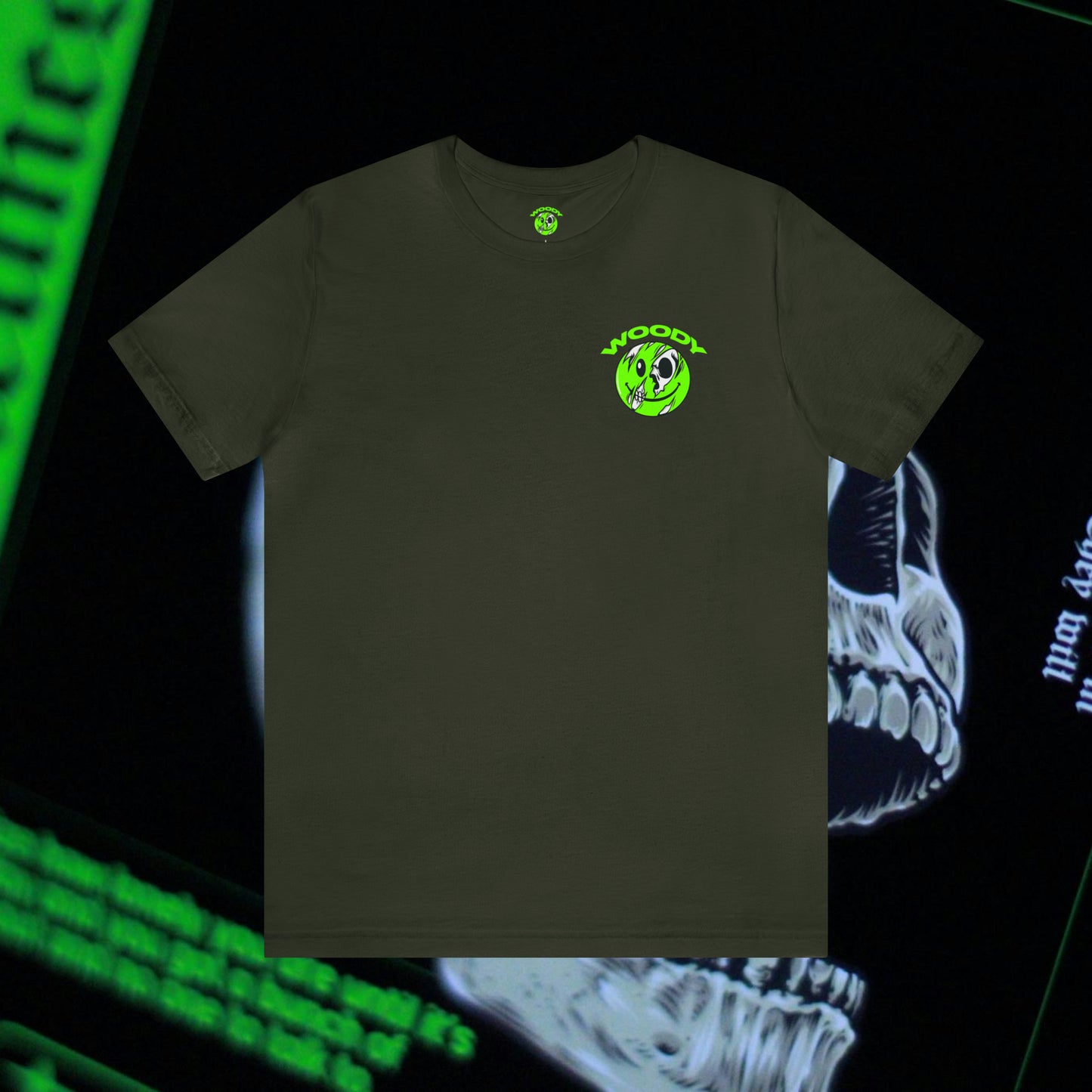 Loneliness - Dark Olive - T-Shirt