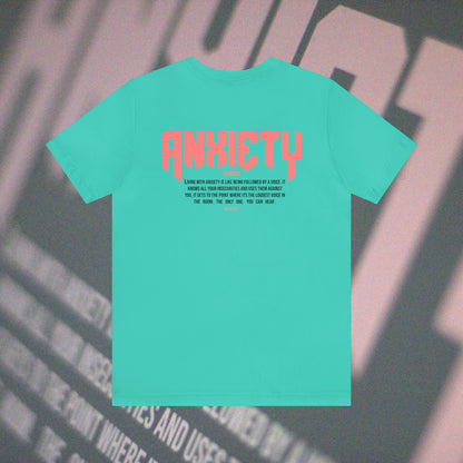 Anxiety - Teal - T-Shirt