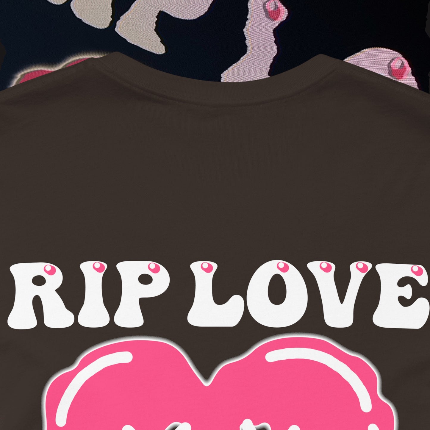 RIP Love - Brown - T-shirt