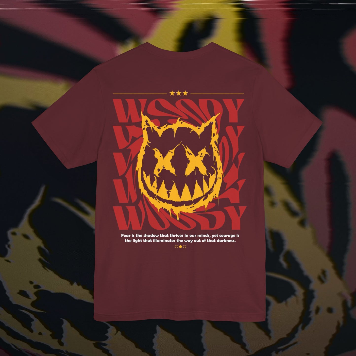 Face Your Demons - Maroon - T-Shirt