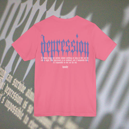 Depression - Charity Pink - T-Shirt