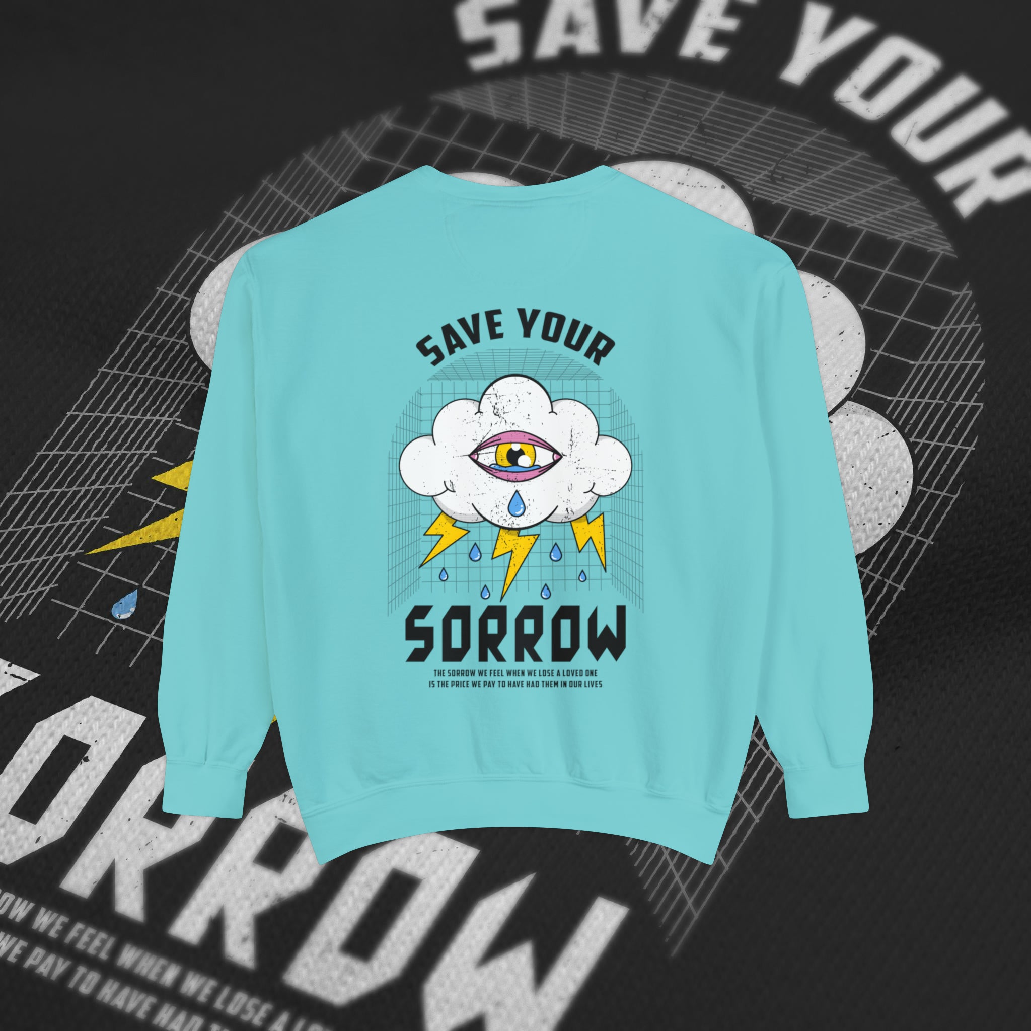 Save Your Sorrow - Mint - Crewneck – WoodyTheBassist