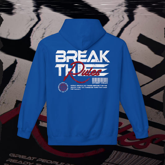 Break The Rules - Blue - Hoodie