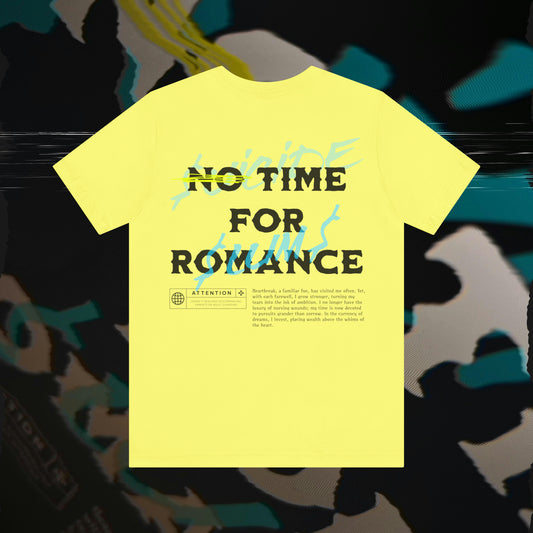 No Time For Romance - Yellow - T-Shirt