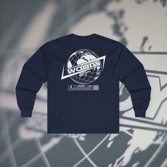 Woody Worldwide - Navy - Long Sleeve