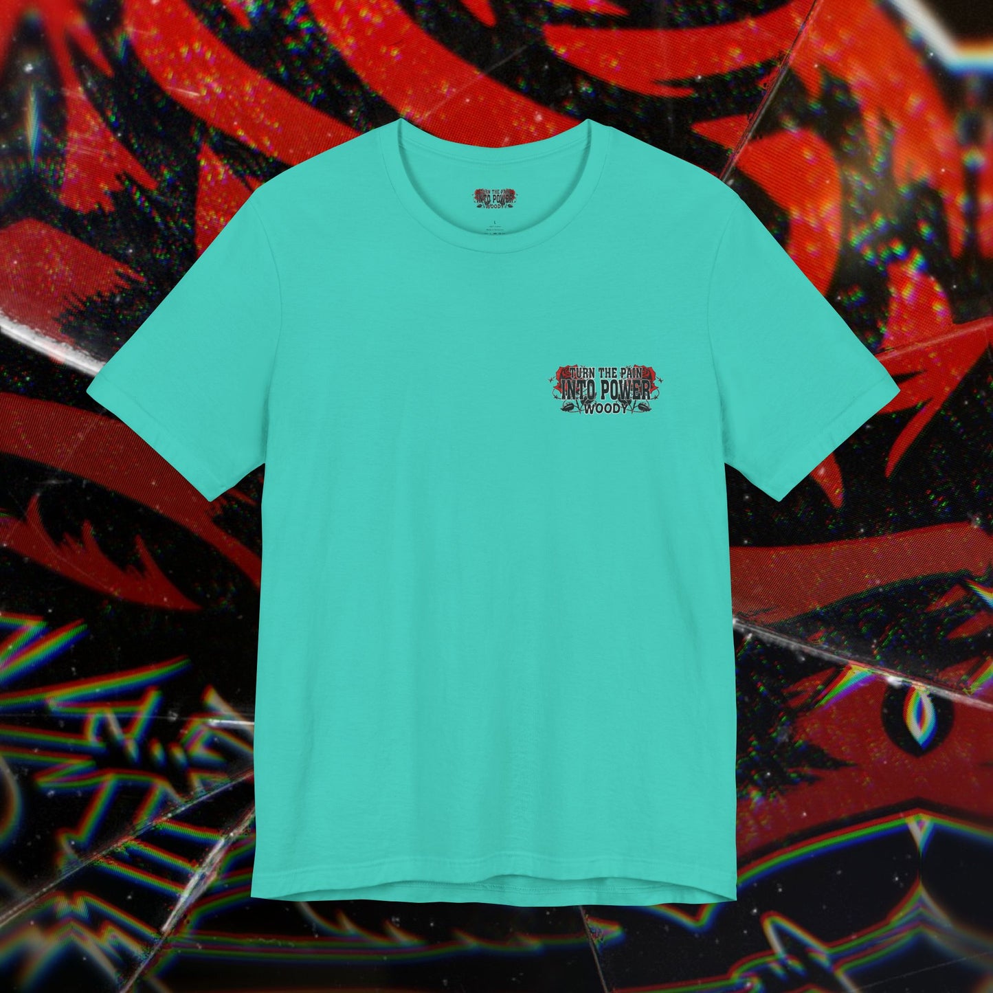 Pain To Power - Teal - T-Shirt