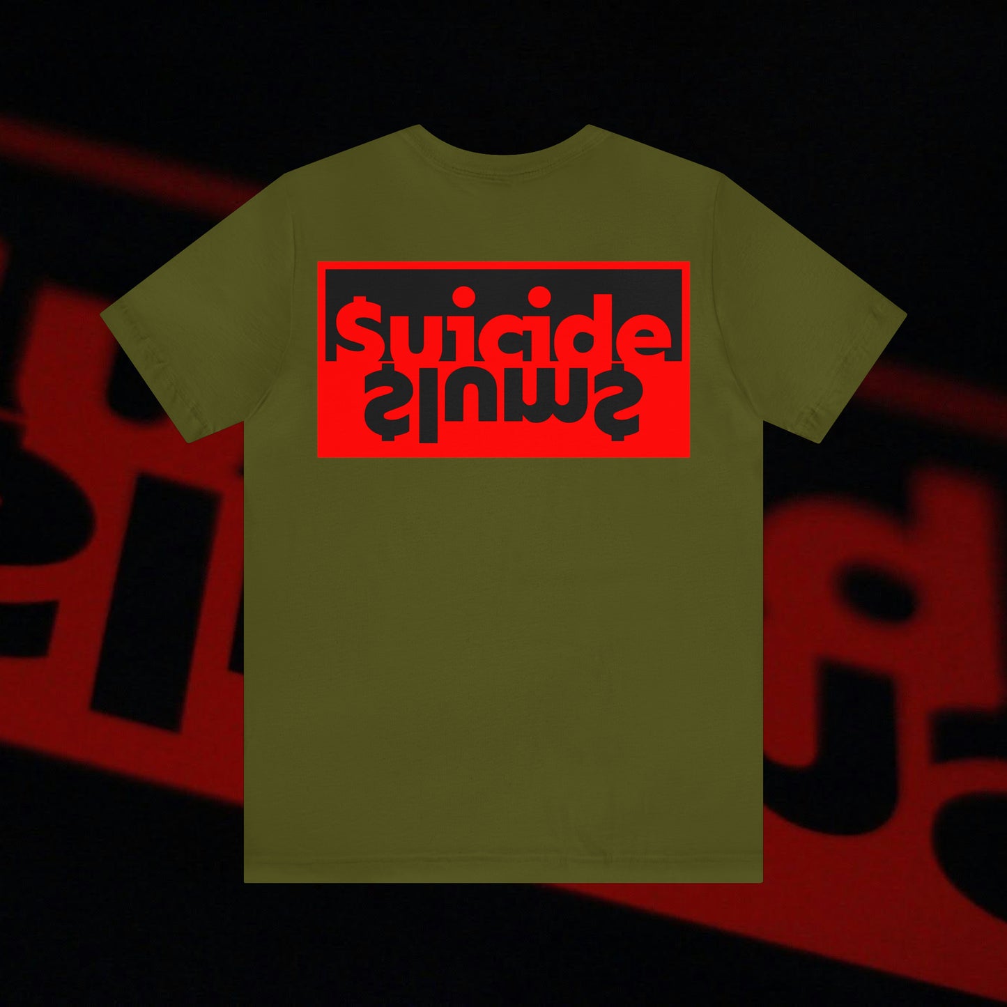 $uicide $lum$ - Olive - T-Shirt