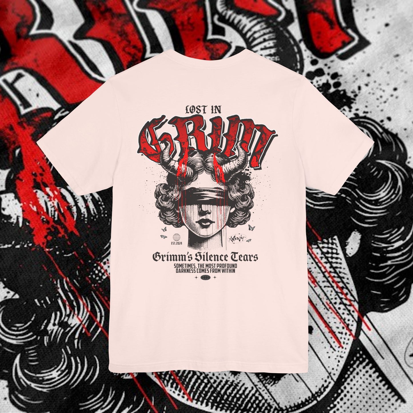 Lost In Grim - Soft Pink - T-Shirt