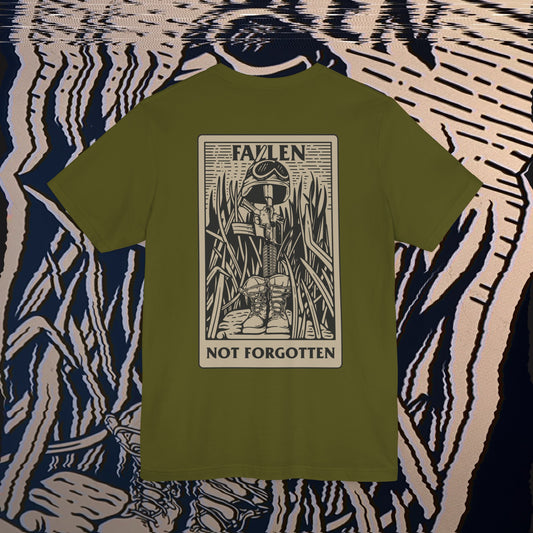 Fallen, Not Forgotten - Olive - T-Shirt