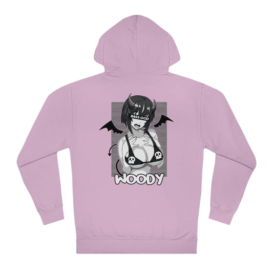 Bass God - Light Pink - Unisex Hooded Sweatshirt