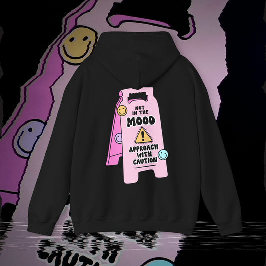 Not In The Mood - Black - Hoodie