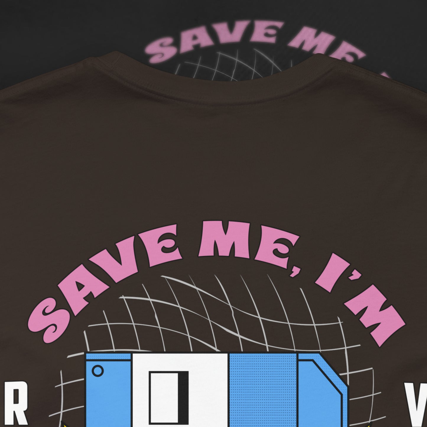 Save Me, I'm Floppin' - Brown - T-Shirt