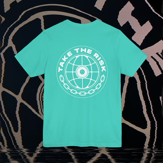 Take The Risk - Teal - T-shirt