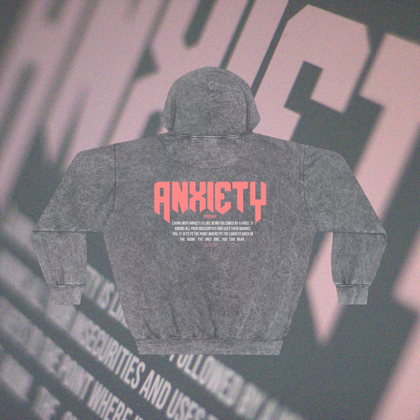 Anxiety - Mineral Grey - Hoodie