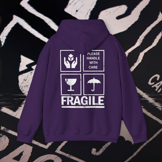 Fragile - Purple - Hoodie