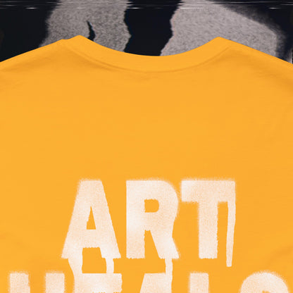 Art Heals Pain - Gold - T-Shirt