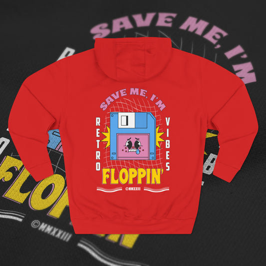 Save Me, I'm Floppin' - Red - Hoodie