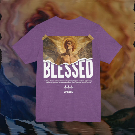 Blessed - Heather Purple - T-Shirt