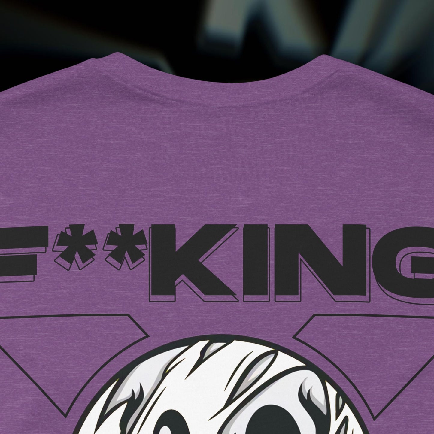 F**KING SMILE - Heather Purple - T-Shirt